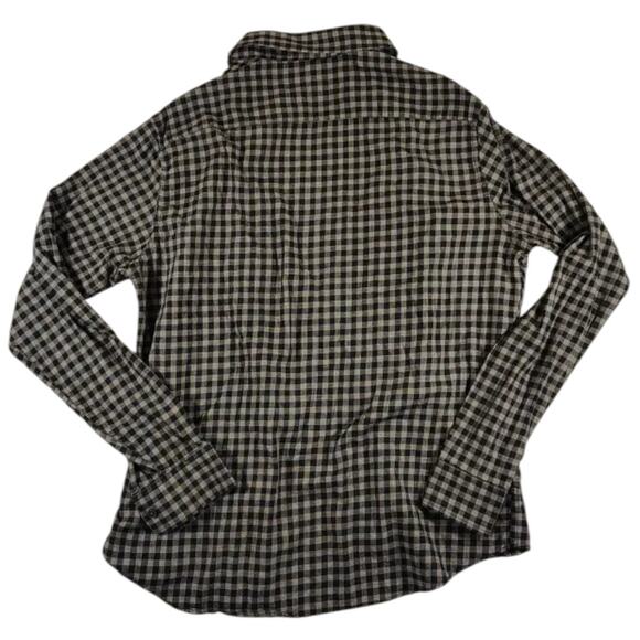 Michael Kors - Men's Black Plaid Button Up - Size: Large - Slim Fit - Picture 2 of 4